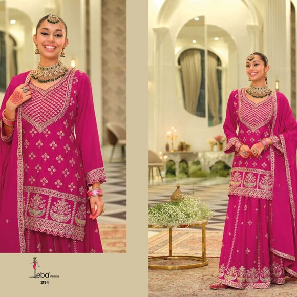 EMBROIDERY WORK SALWAR SUIT - Picture 9 of 11